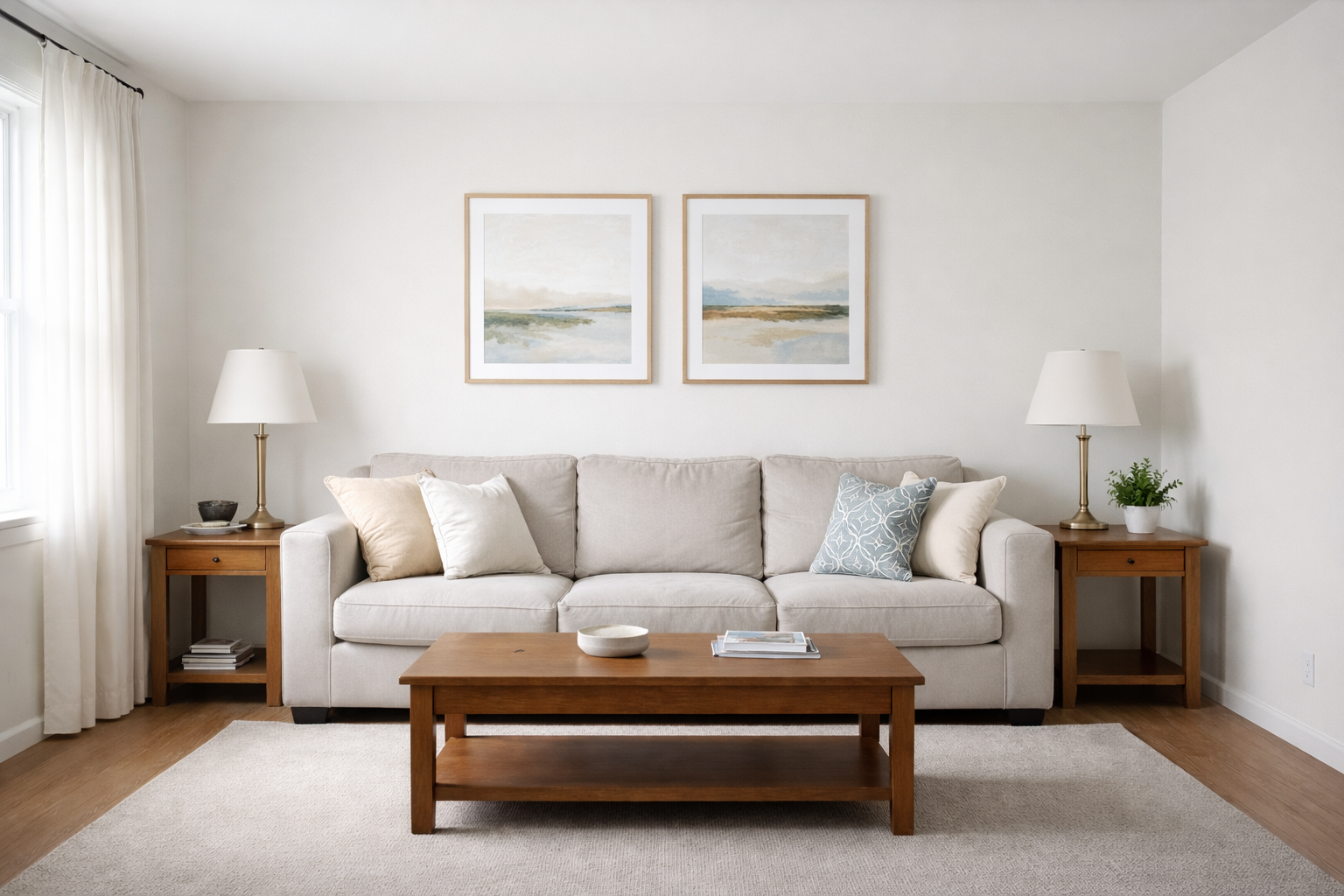 Same space after painting — Falls Color finish