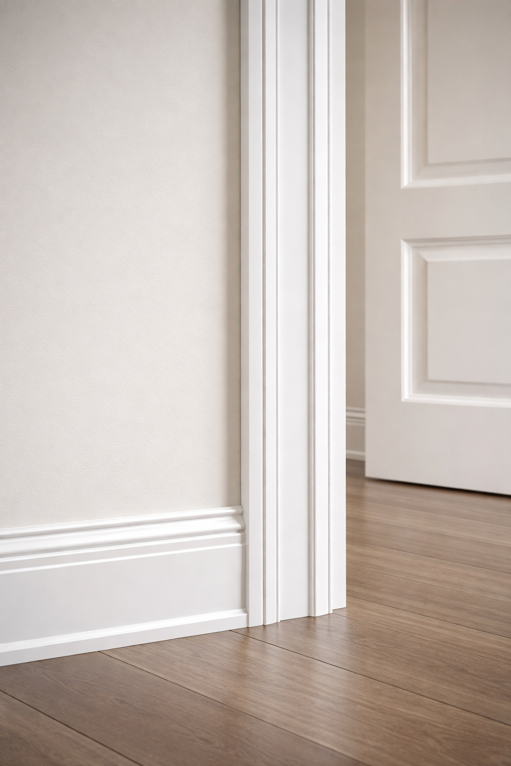 Detailed trim and door painting with sharp clean lines