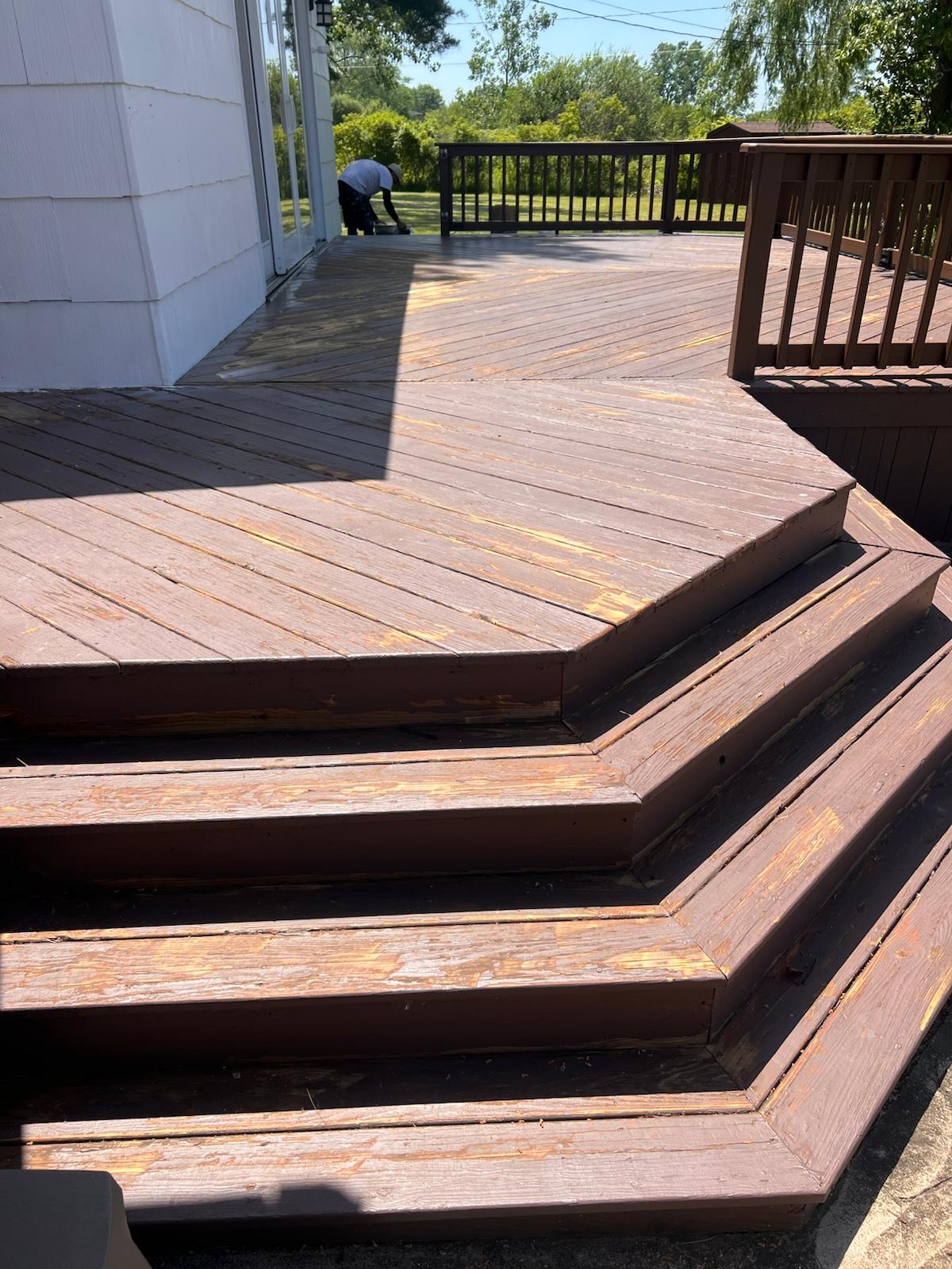 Exterior deck painting — photo 1 of 5