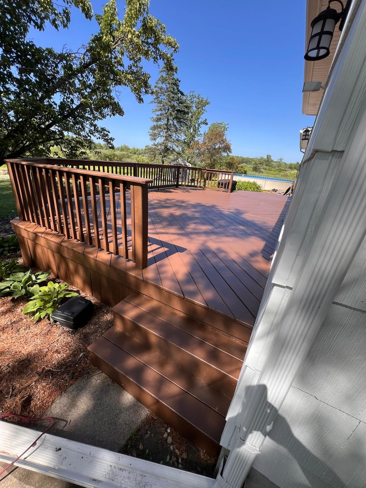 Exterior deck after paint and finish — photo 5 of 5