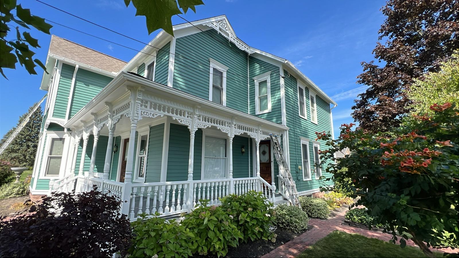 Exterior nearing completion — photo 9 of 10